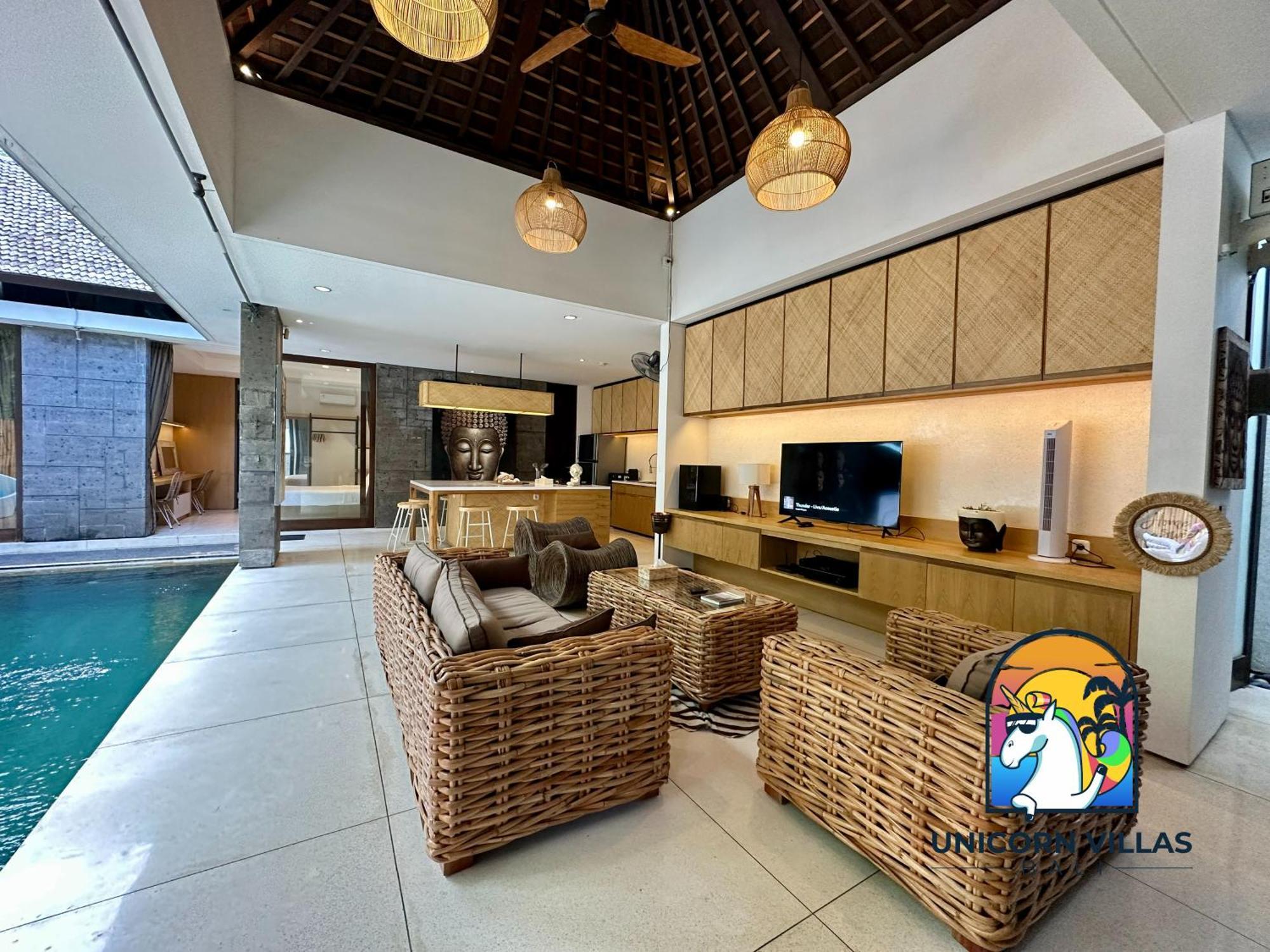 Villa Di Sawah - By Unicorn Villas Bali เกอโรโบกัน ภายนอก รูปภาพ